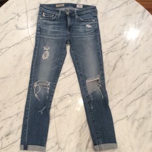 AG Adriano Goldschmied cigarette roll-up size 24